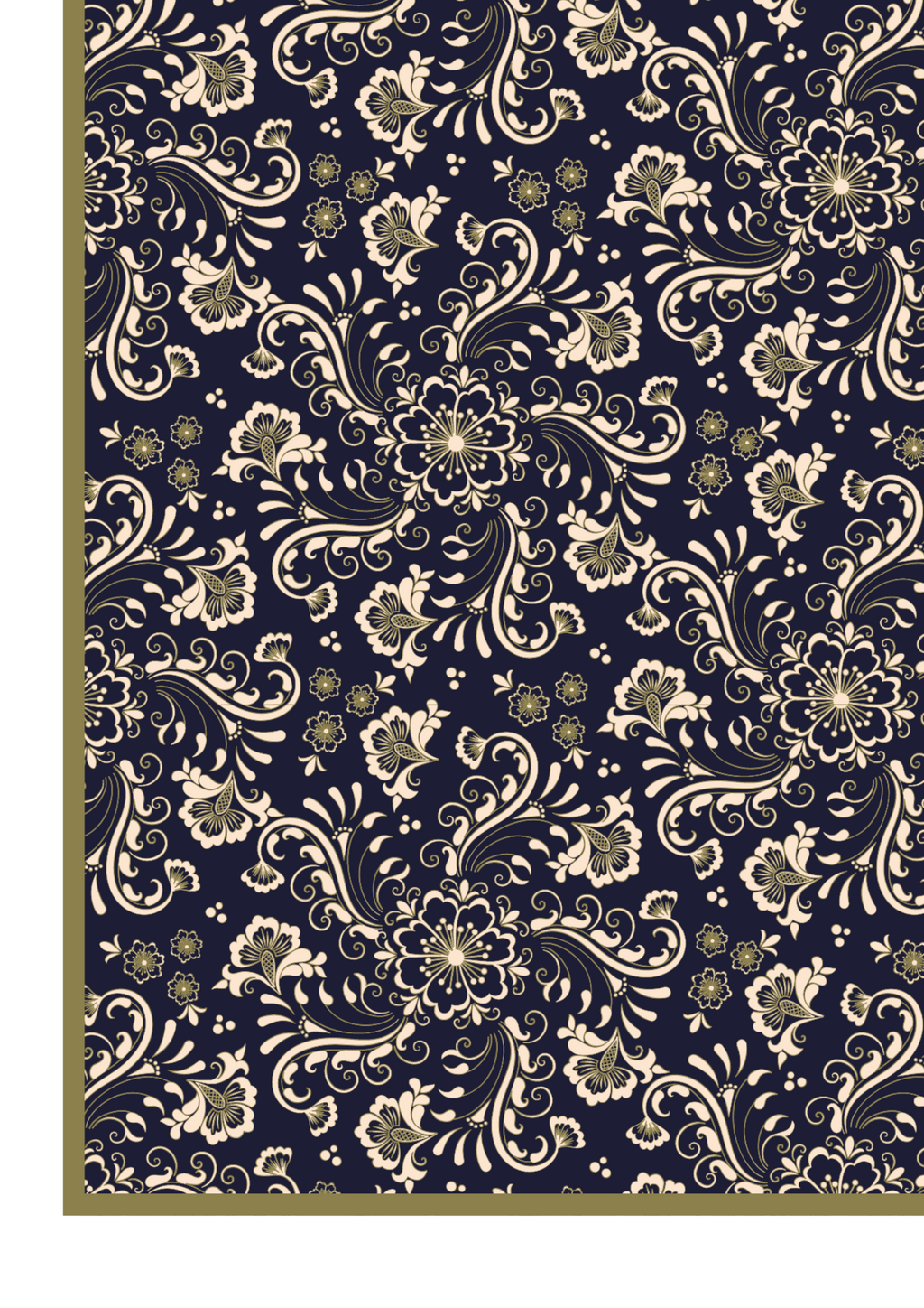 Seidenschal - Schwarzer Weizen für Herren