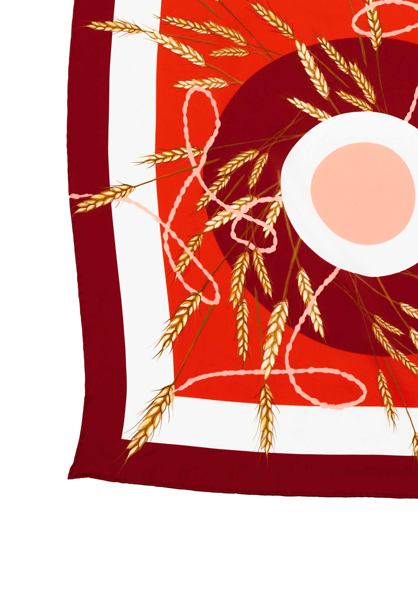 Шовкова хустина - Red wheat men's