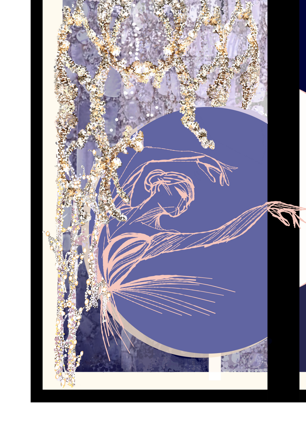 Шовкова хустина -  Cофіт сапфір