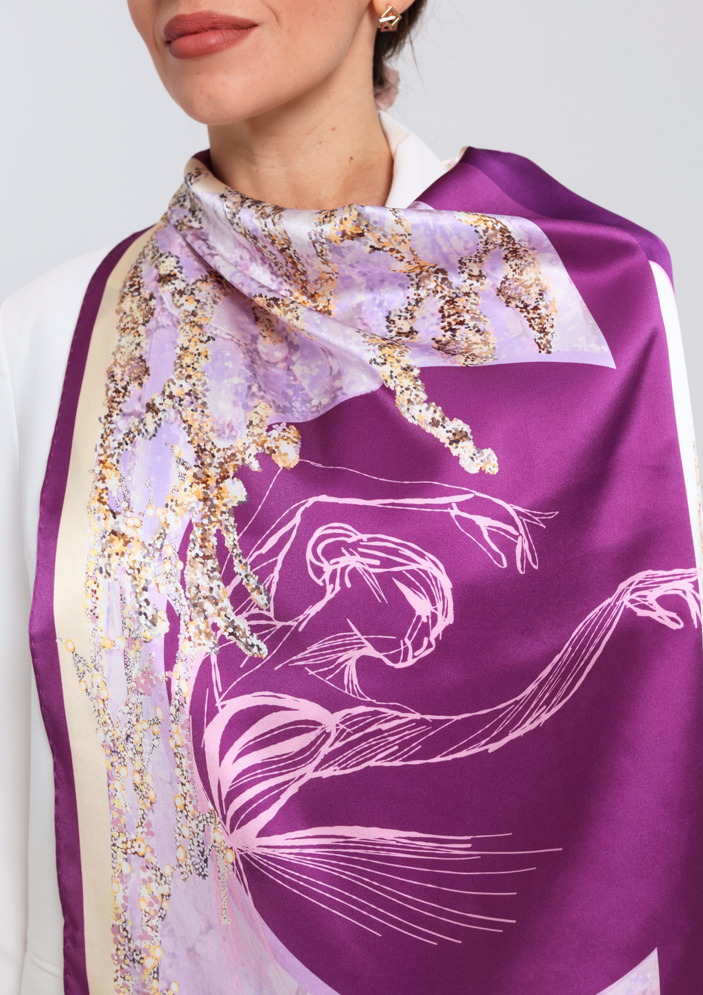 Шовкова хустина -  Cофіт розе