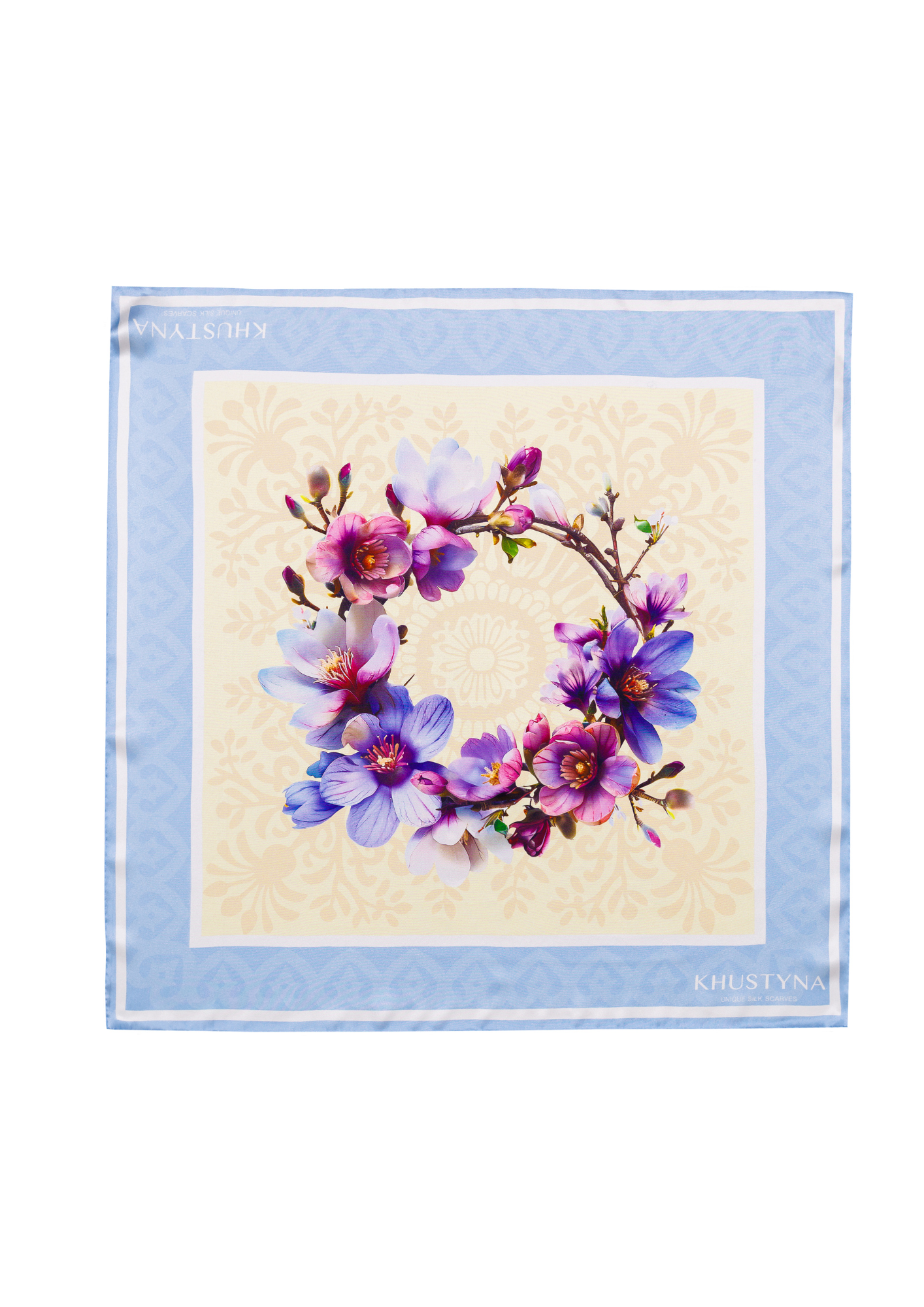 Silk scarf - Ukrainian primrose