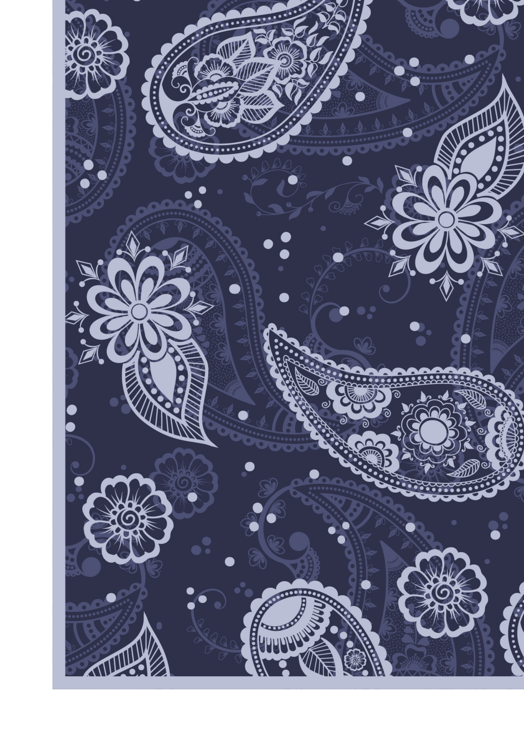 Seidenschal - Schwarzer Weizen für Herren