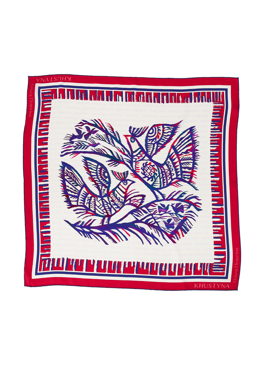 Foulard en soie - Blé noir ukrainien