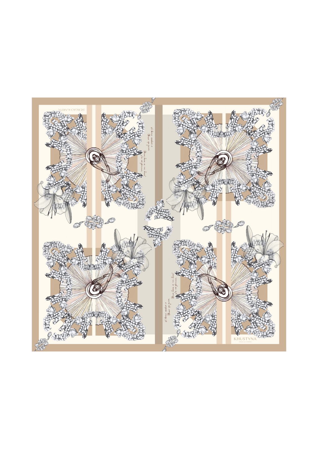 Шовкова хустина -  Лілея