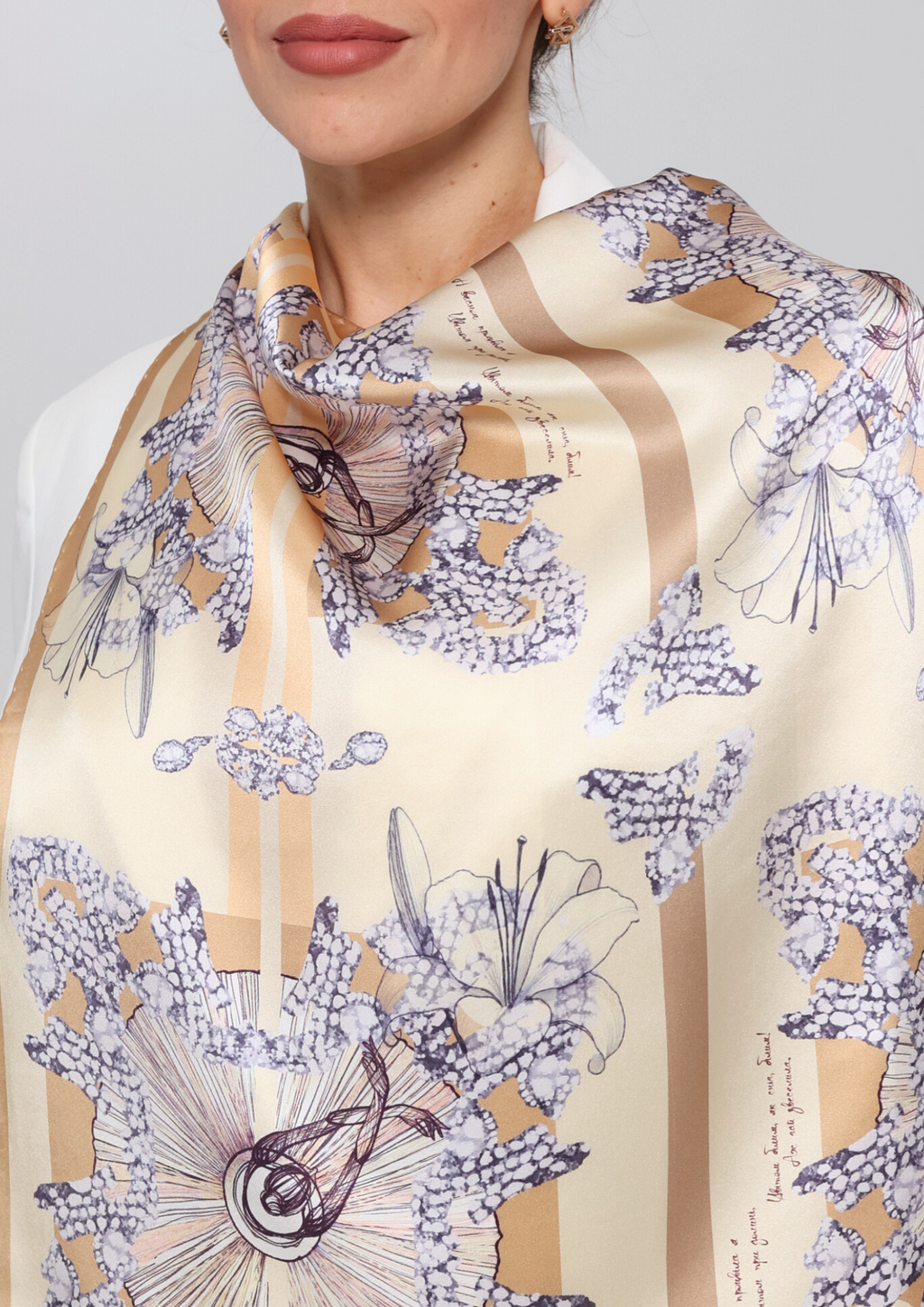 Шовкова хустина -  Лілея