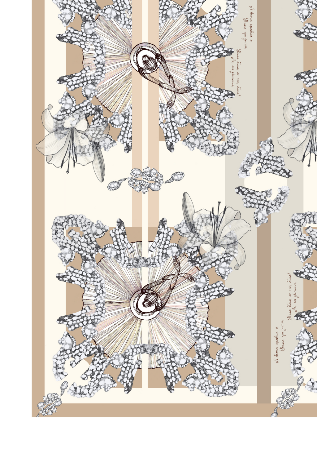 Шовкова хустина -  Лілея