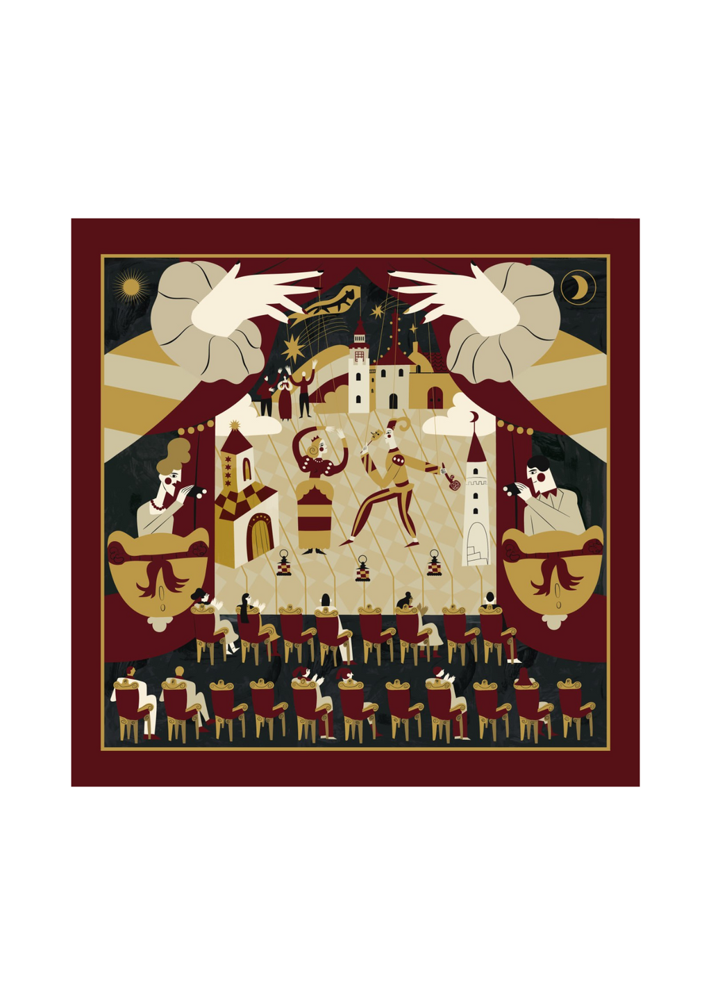 Silk scarf - Theatre