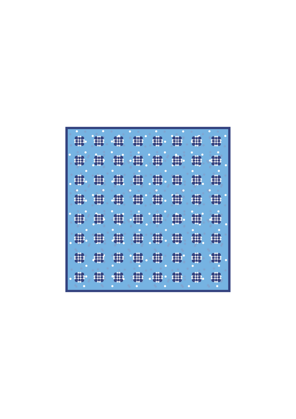 Foulard en soie - Blé noir pour homme