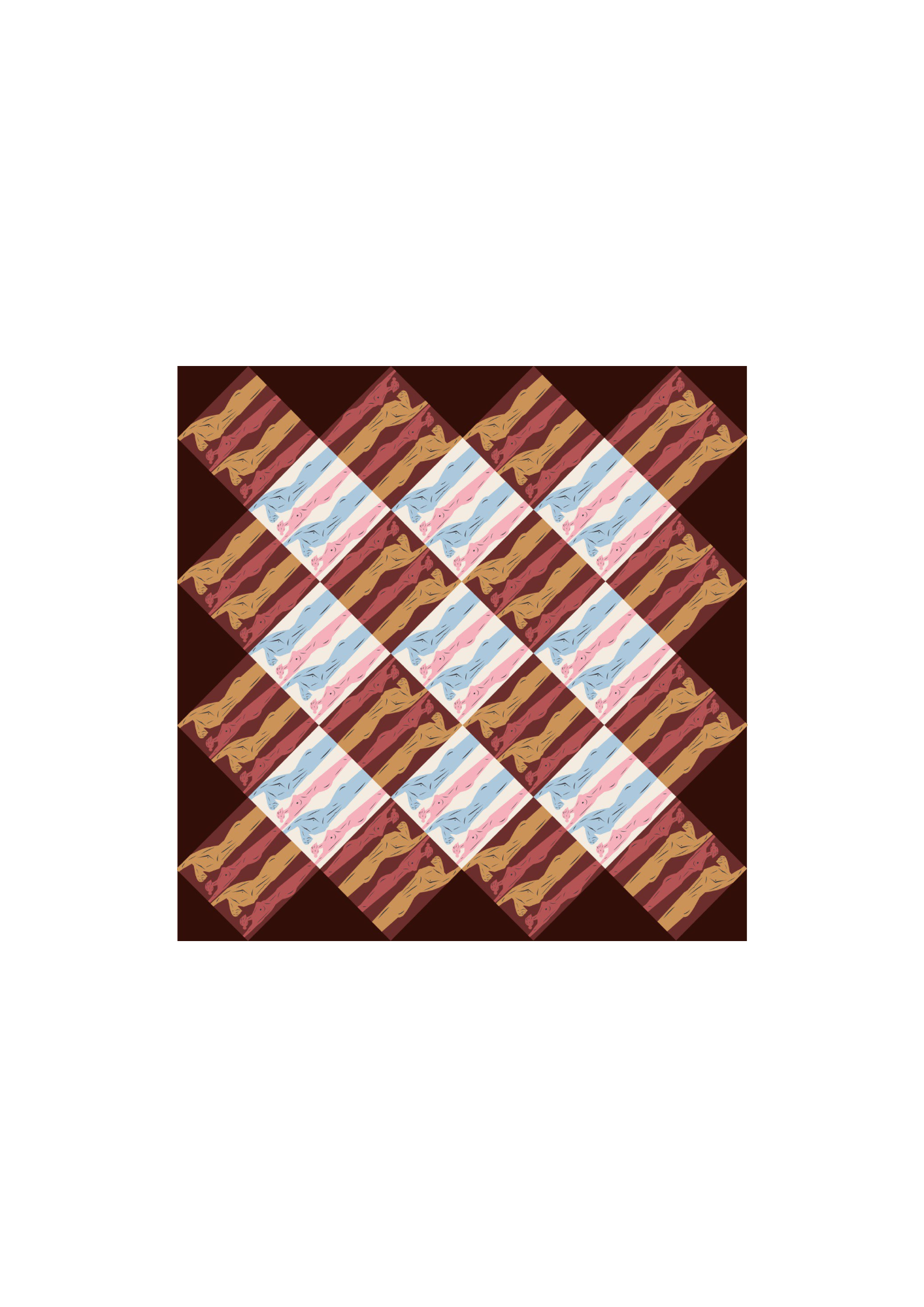 Foulard en soie - Blé noir pour homme