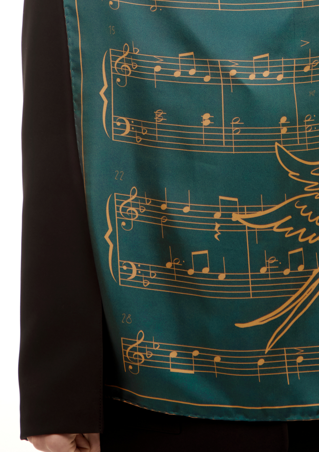 Sciarpa di seta - Ukrainian black wheat