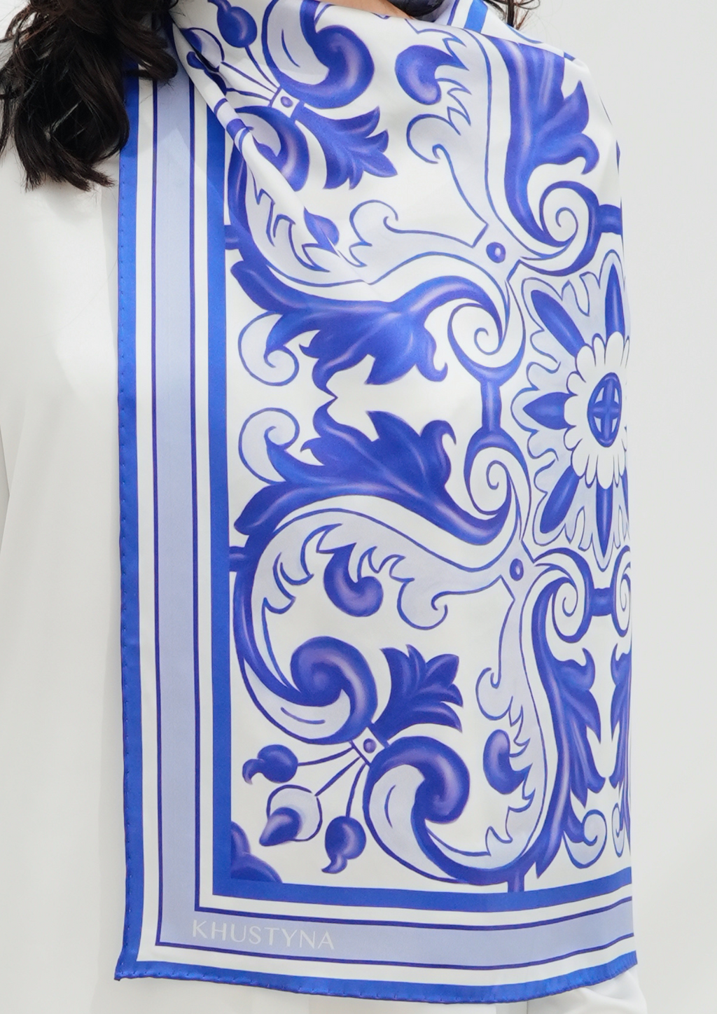 Шовкова хустина -  Indigo