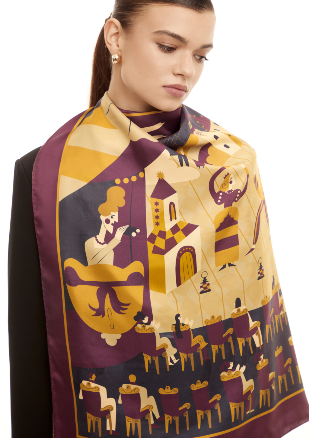 Silk scarf - Theatre