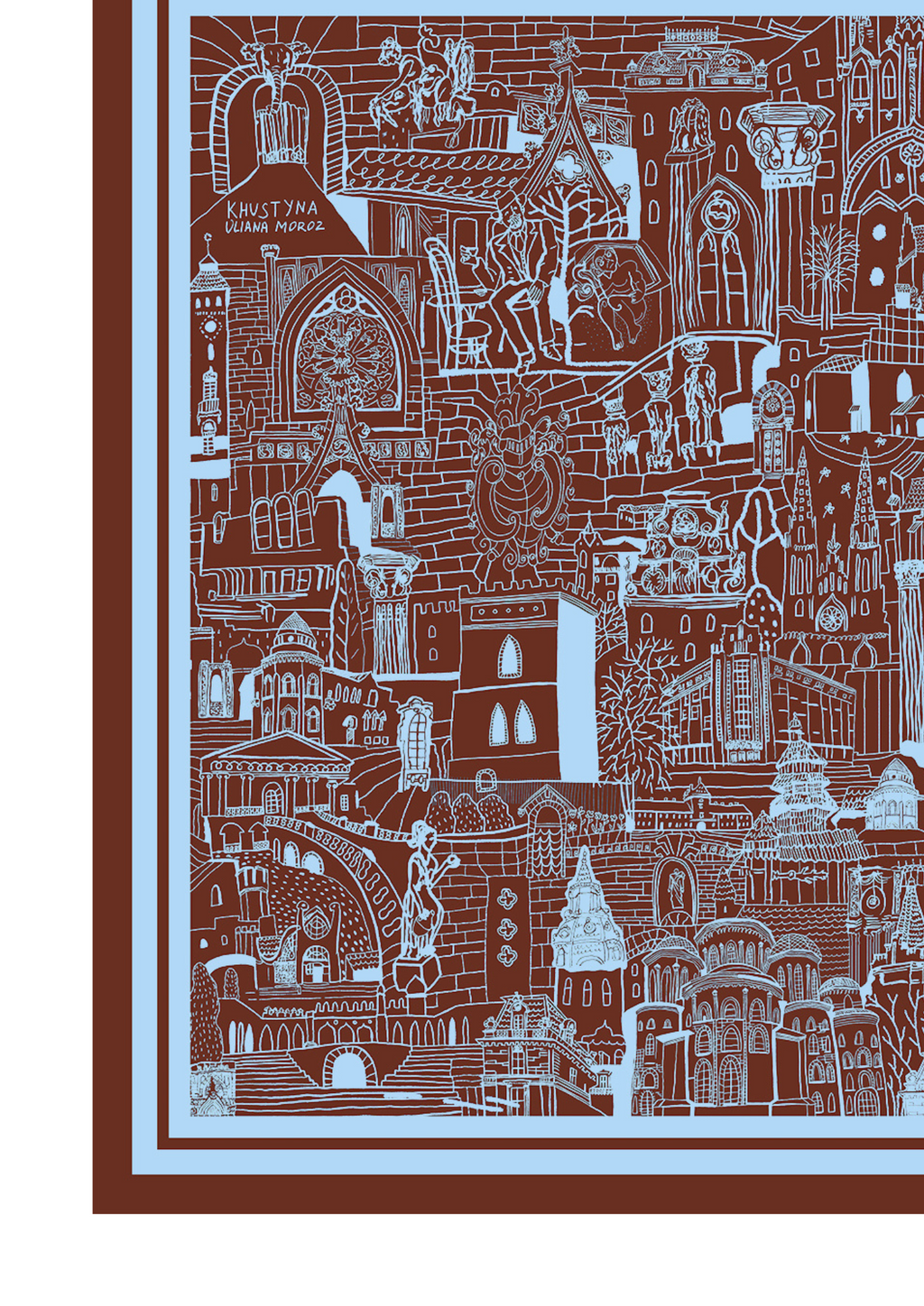 Foulard en soie - Blé noir pour homme