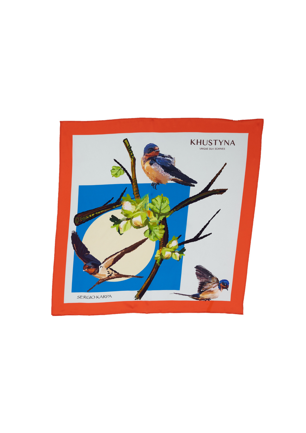 Шовкова хустина - Bullfinches