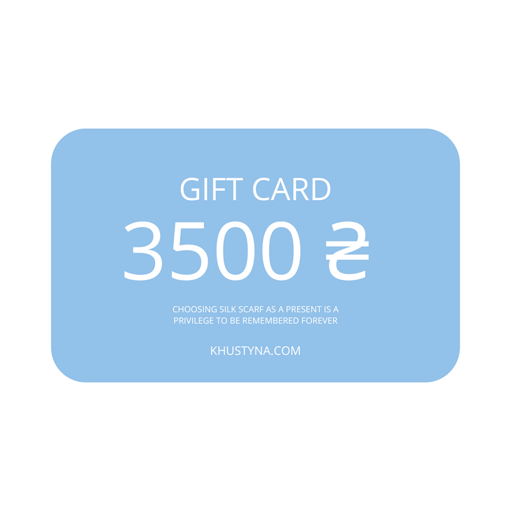 CARTE CADEAU KHUSTYNA