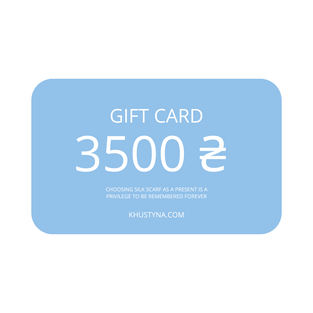 CARTE CADEAU KHUSTYNA