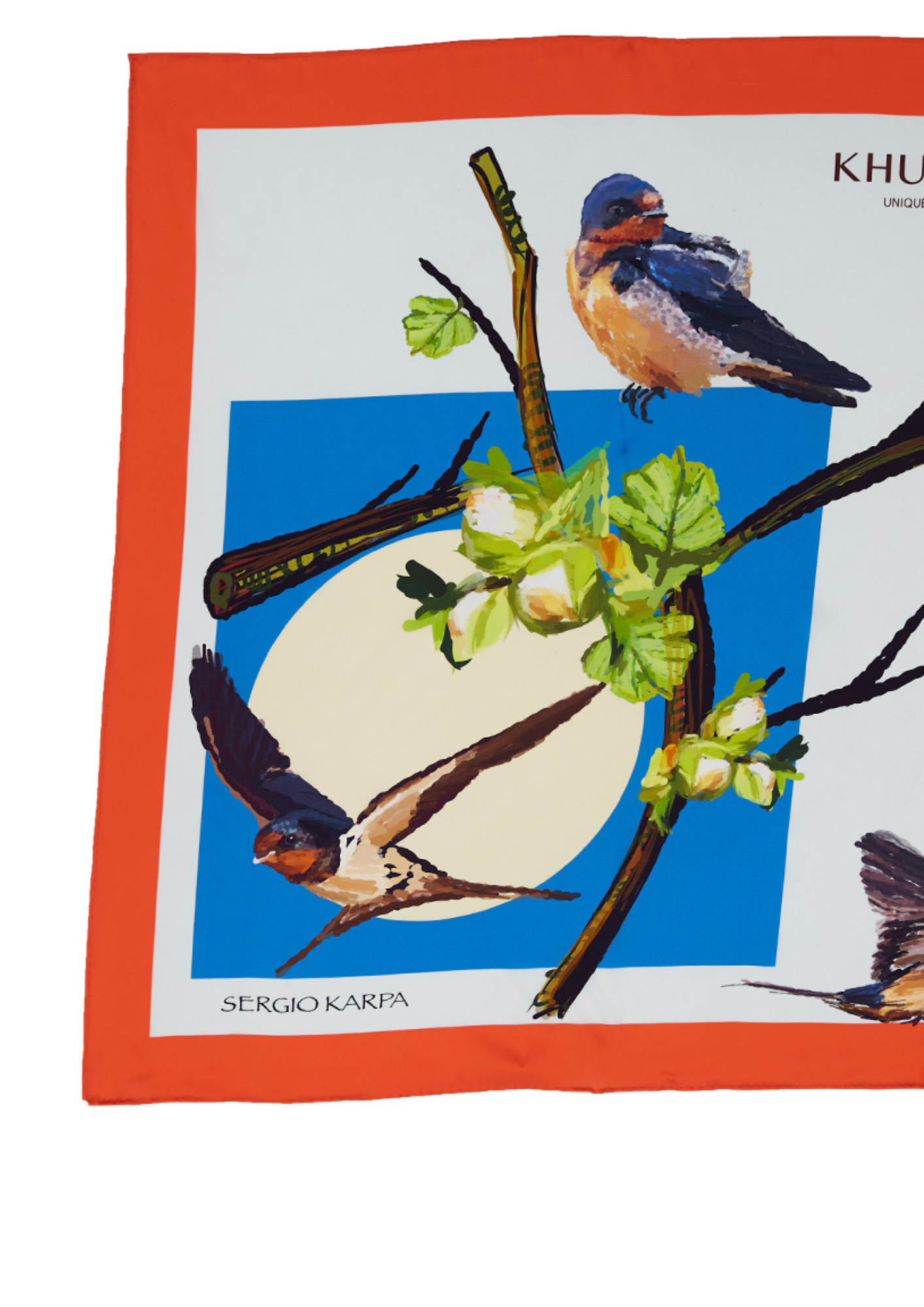 Шовкова хустина - Bullfinches