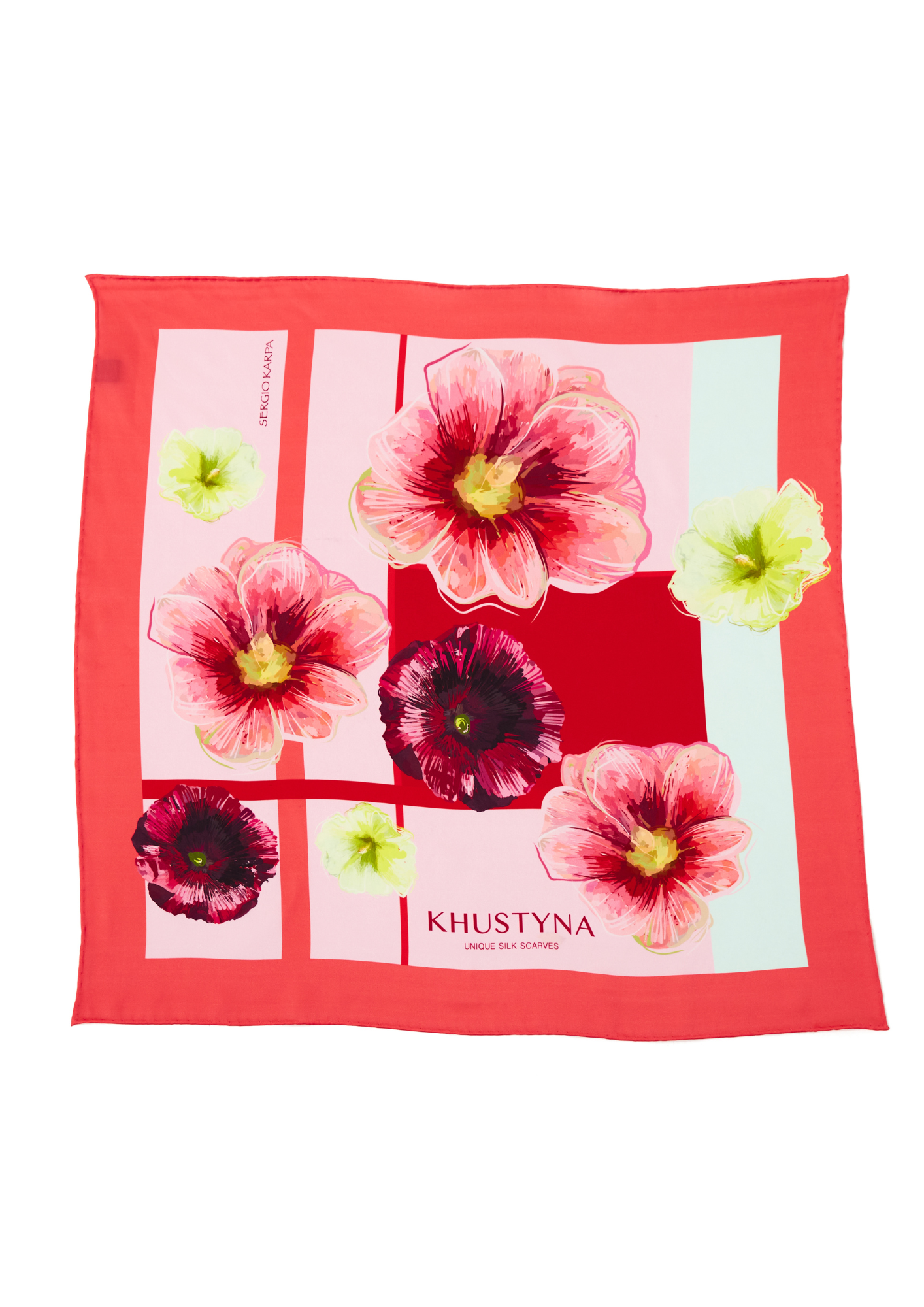 Шовкова хустина - Ukrainian pink mallow