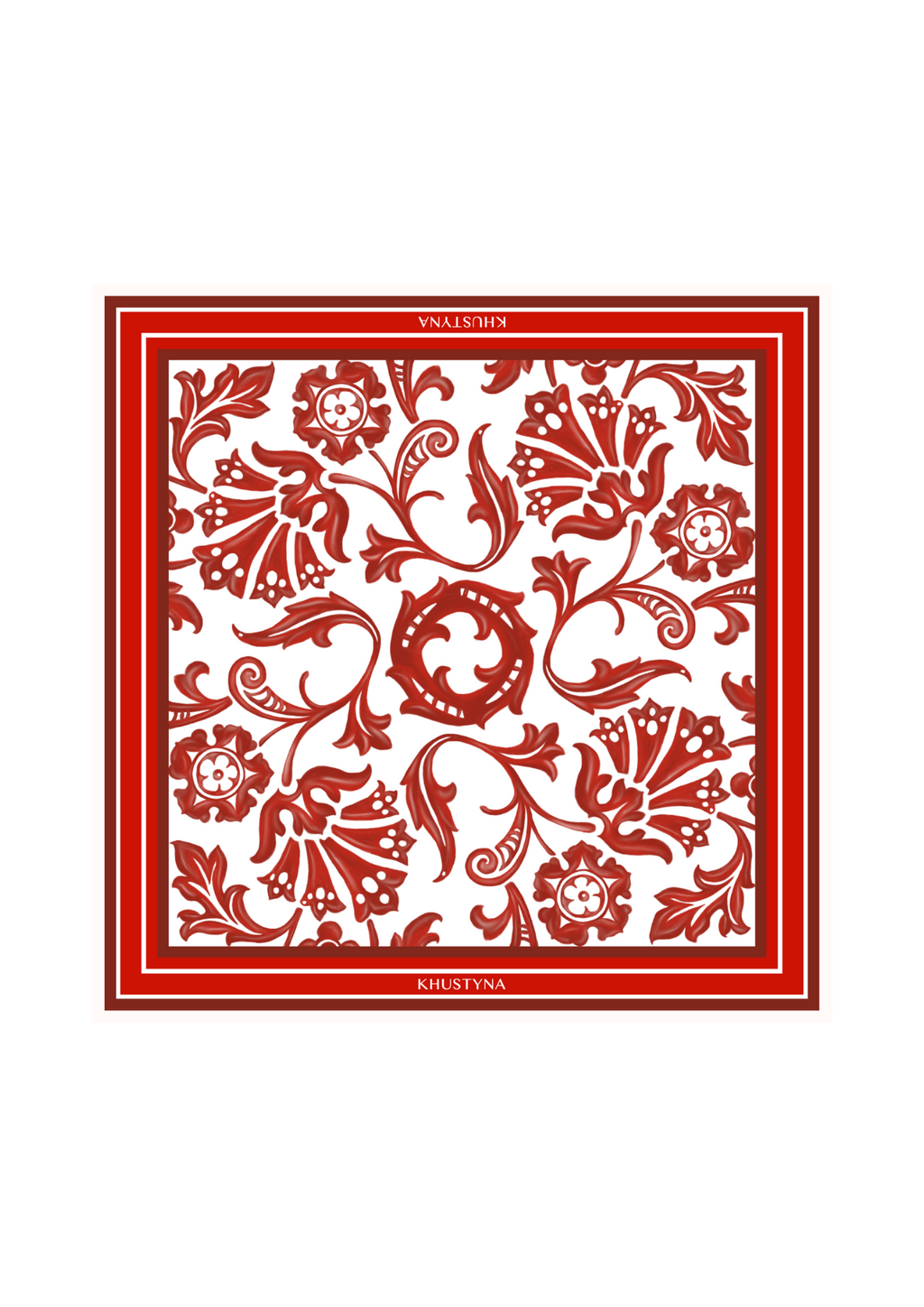 Silk scarf - Maiolica