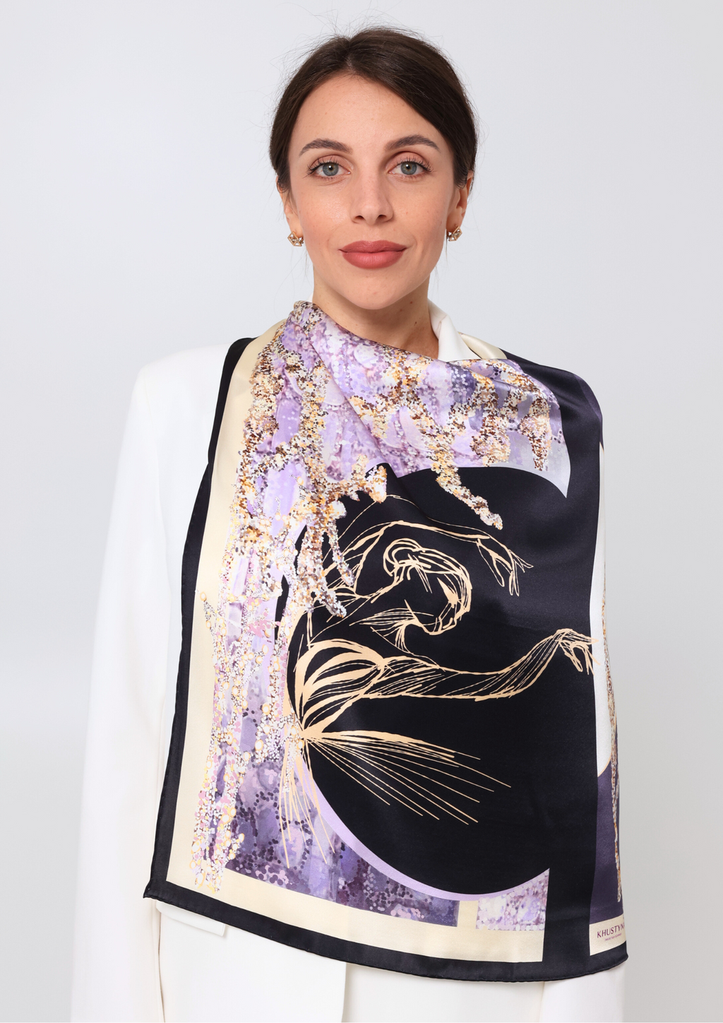 Шовкова хустина -  Cофіт нуар