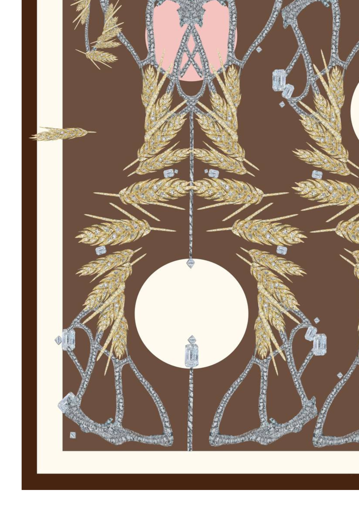 Шовкова хустина - brown wheat