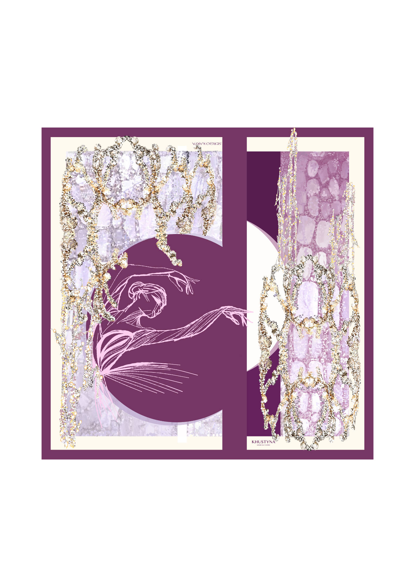 Шовкова хустина -  Cофіт розе