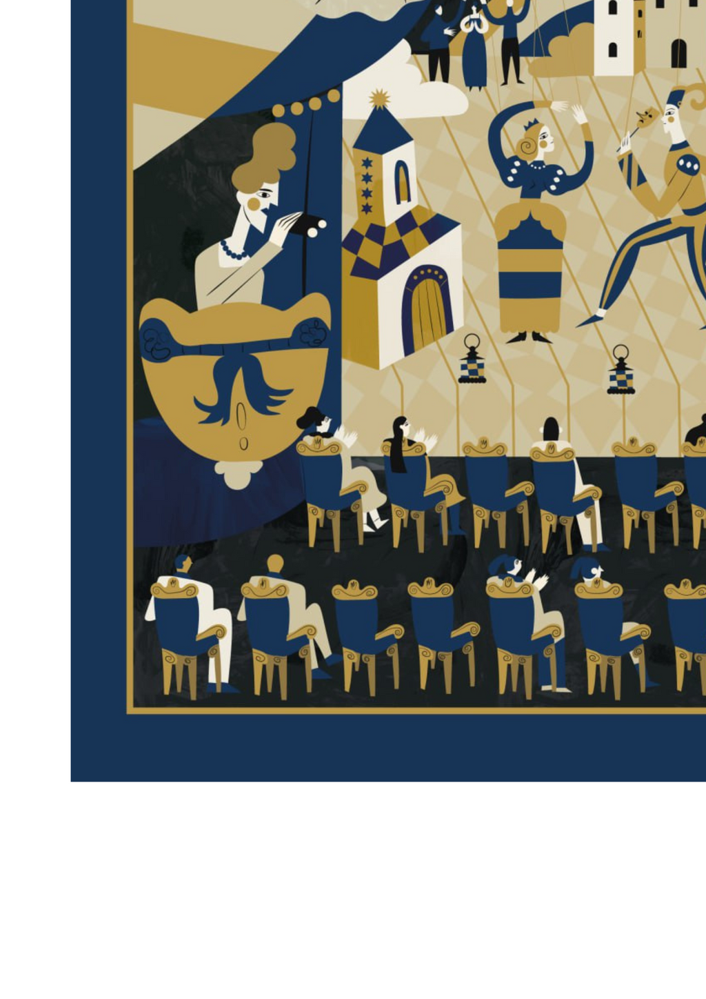 Foulard en soie - Pivoines d'Ukraine pour homme