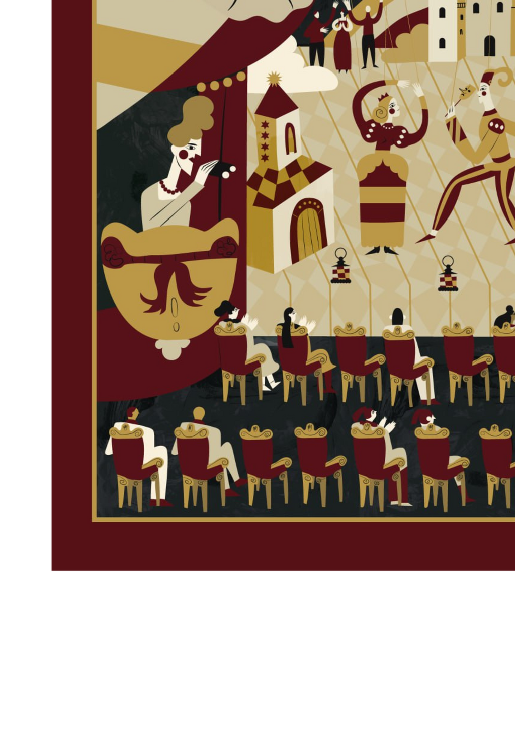 Silk scarf - Theatre