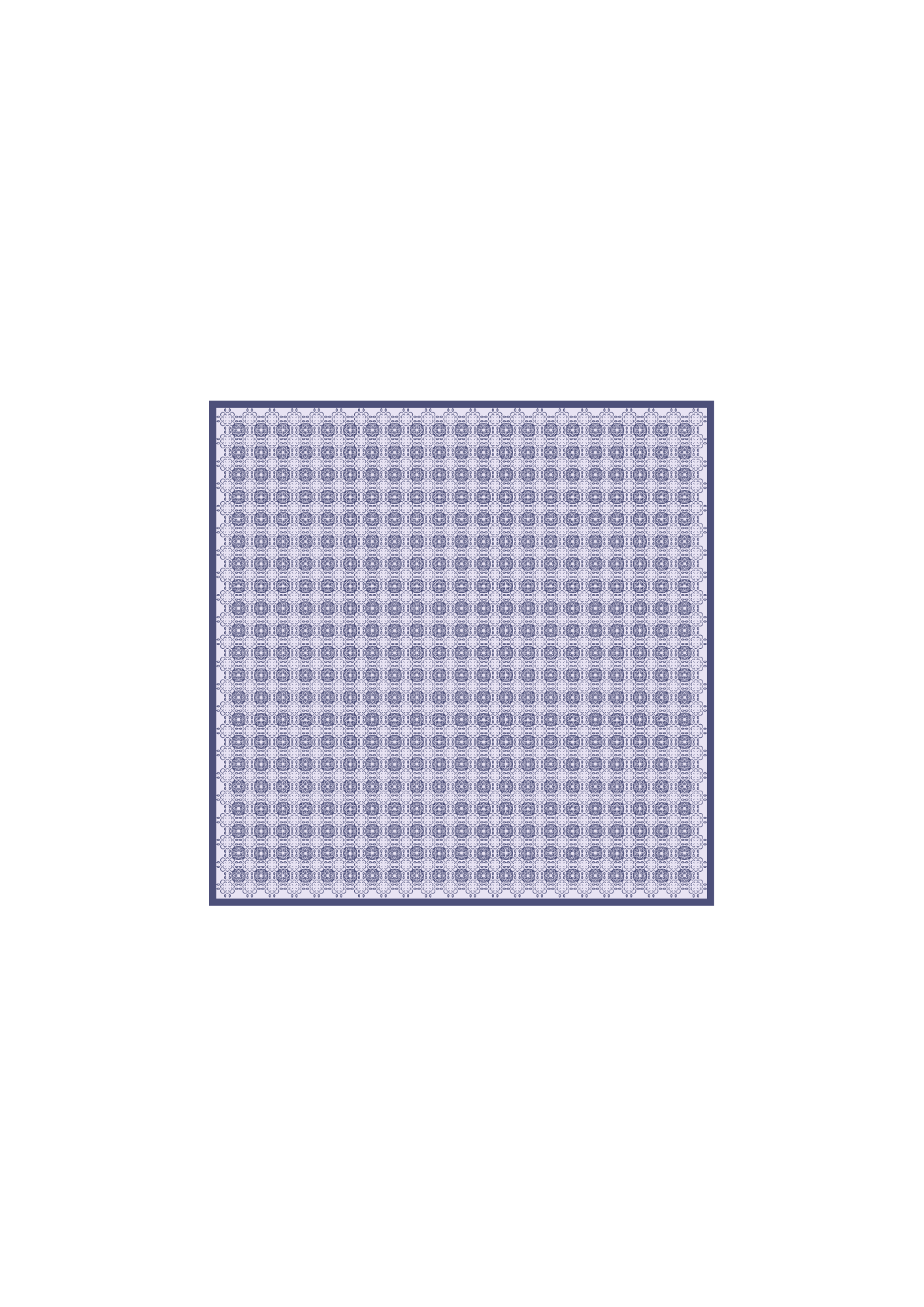 Шовкова хустина - ornament grey