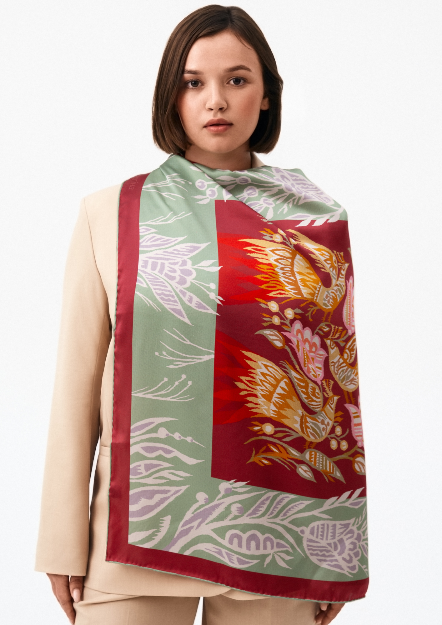 Шовкова хустина - Павичі