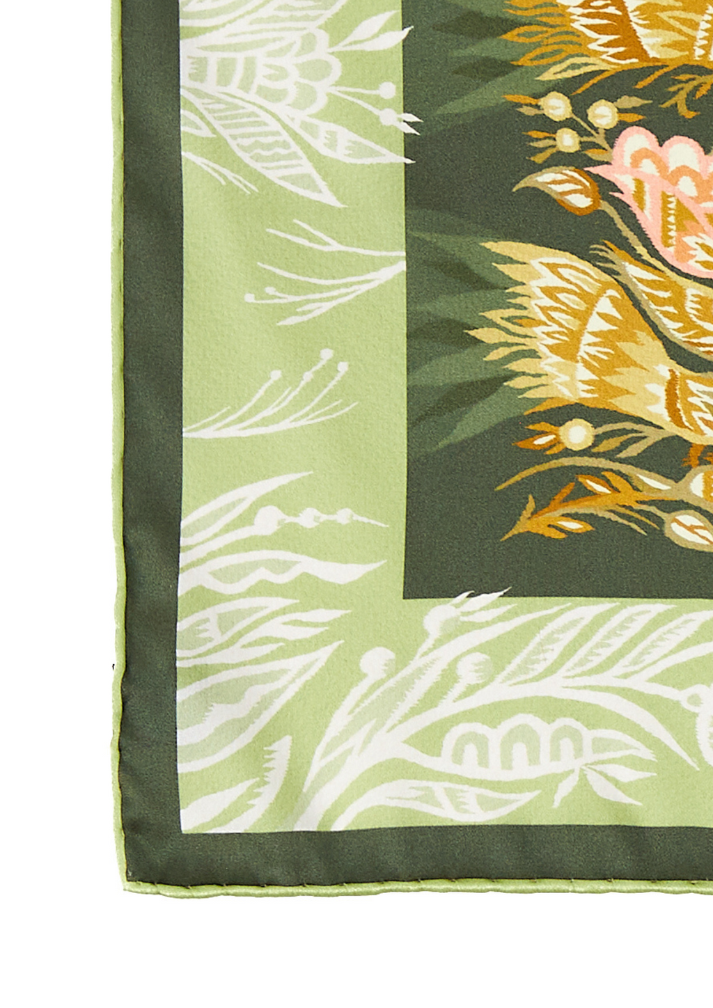 Foulard en soie - Paons homme