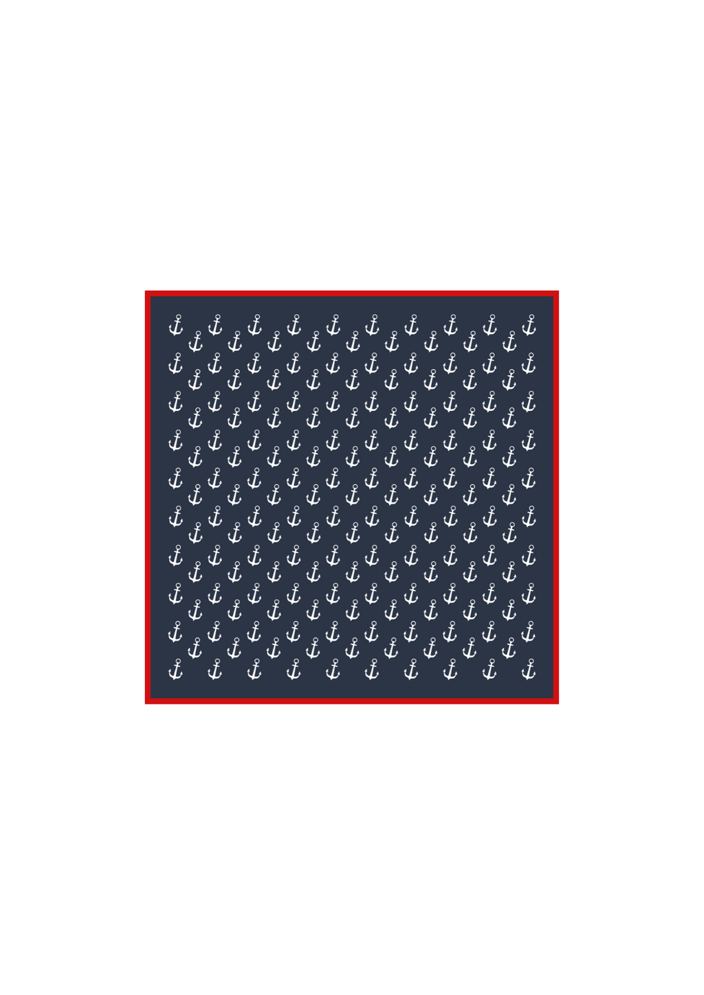 Silk scarf-paches - capitan