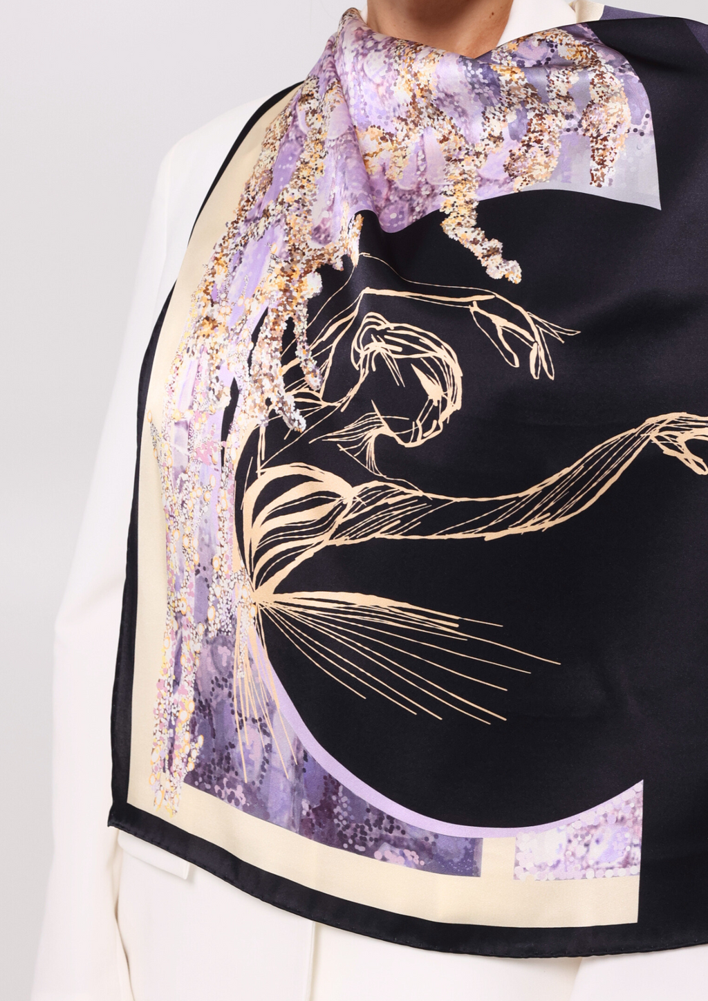 Шовкова хустина -  Cофіт нуар