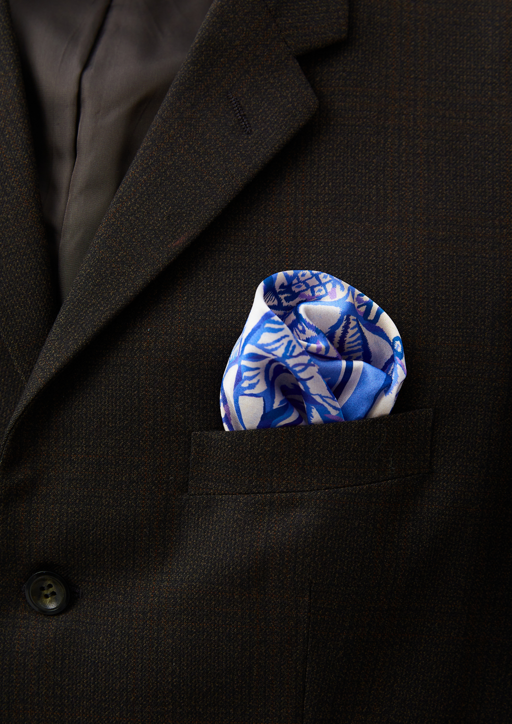 Foulard en soie - Tourterelle homme