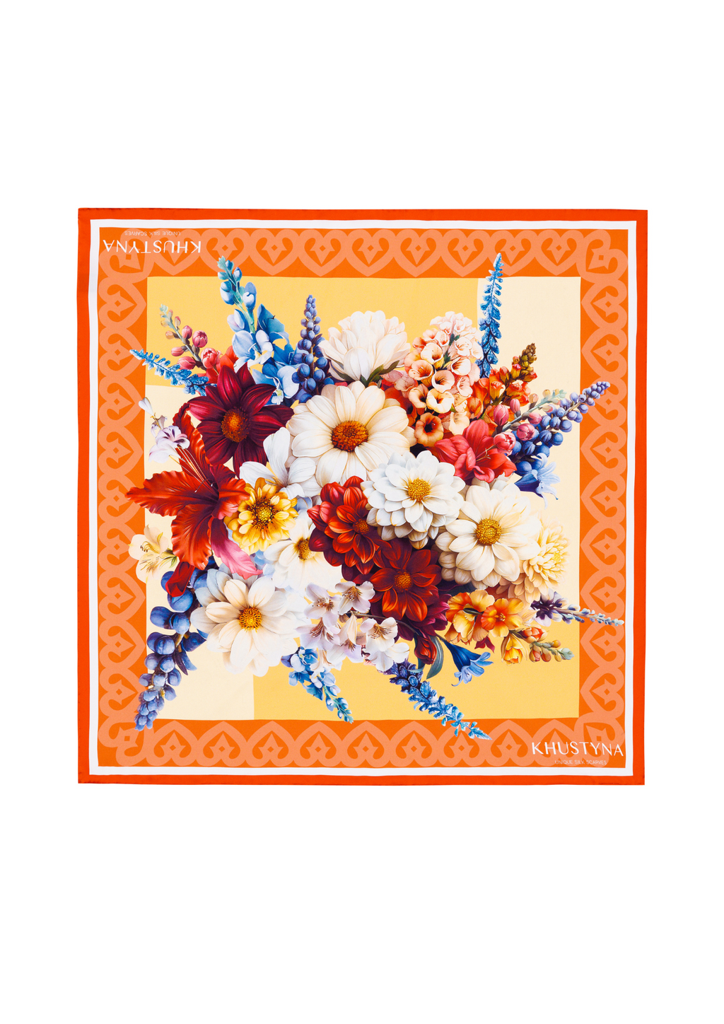 Foulard en soie - Flottement ukrainien