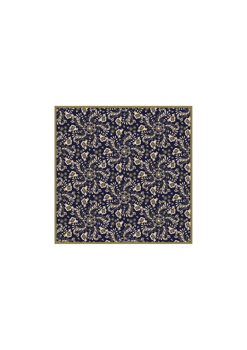 Seidenschal - Schwarzer Weizen für Herren