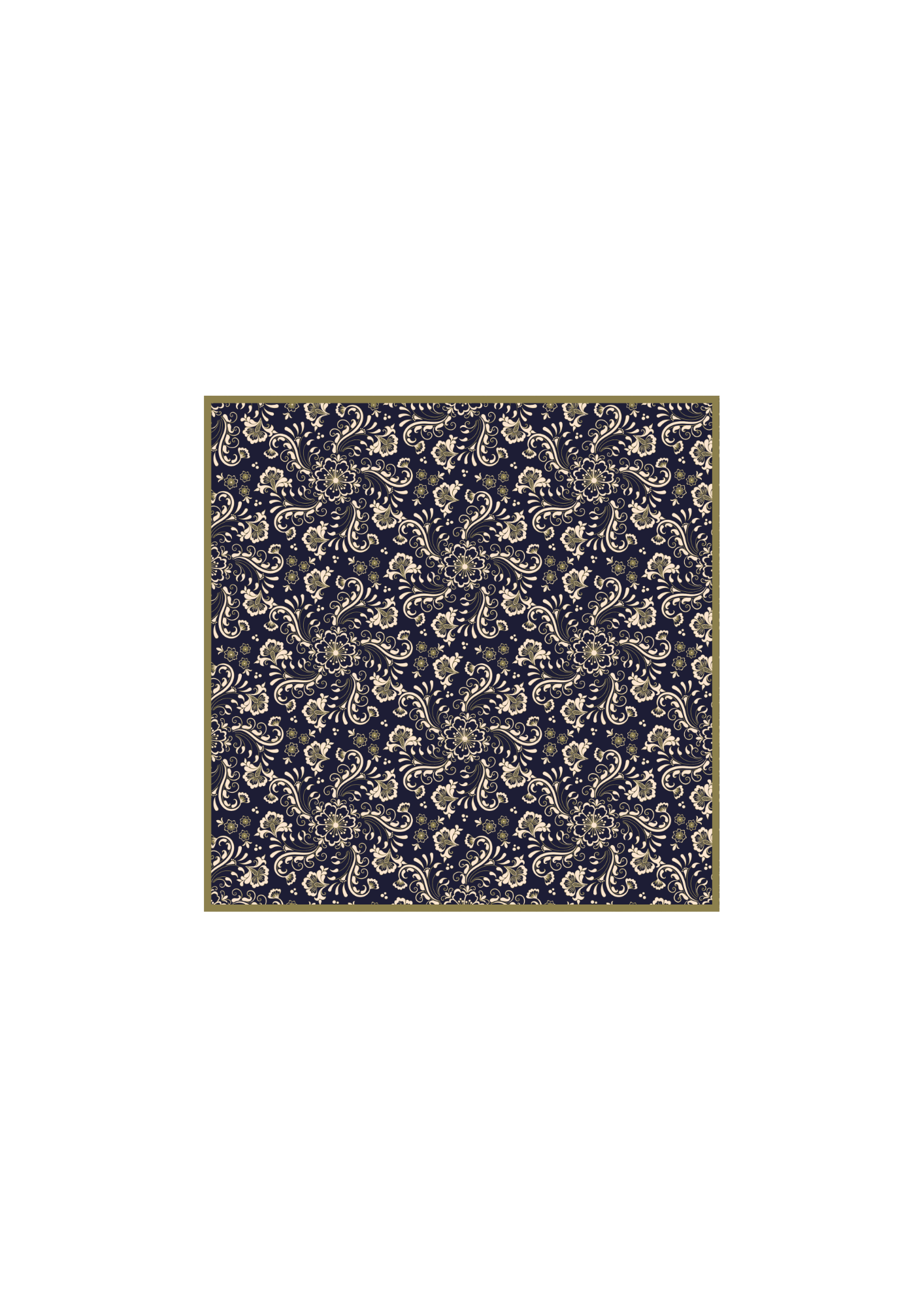 Шовкова хустина - buta olive