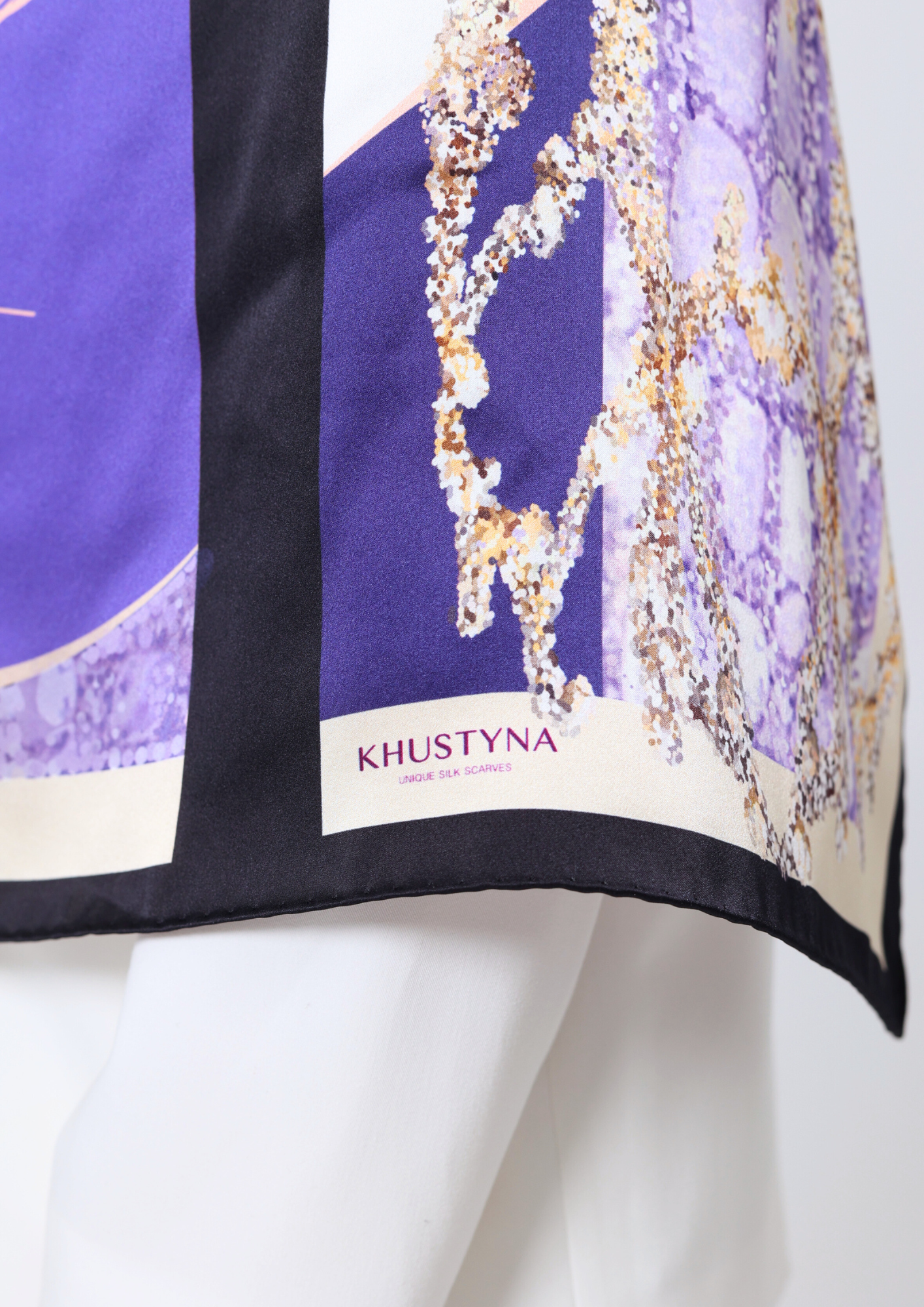 Шовкова хустина -  Cофіт сапфір