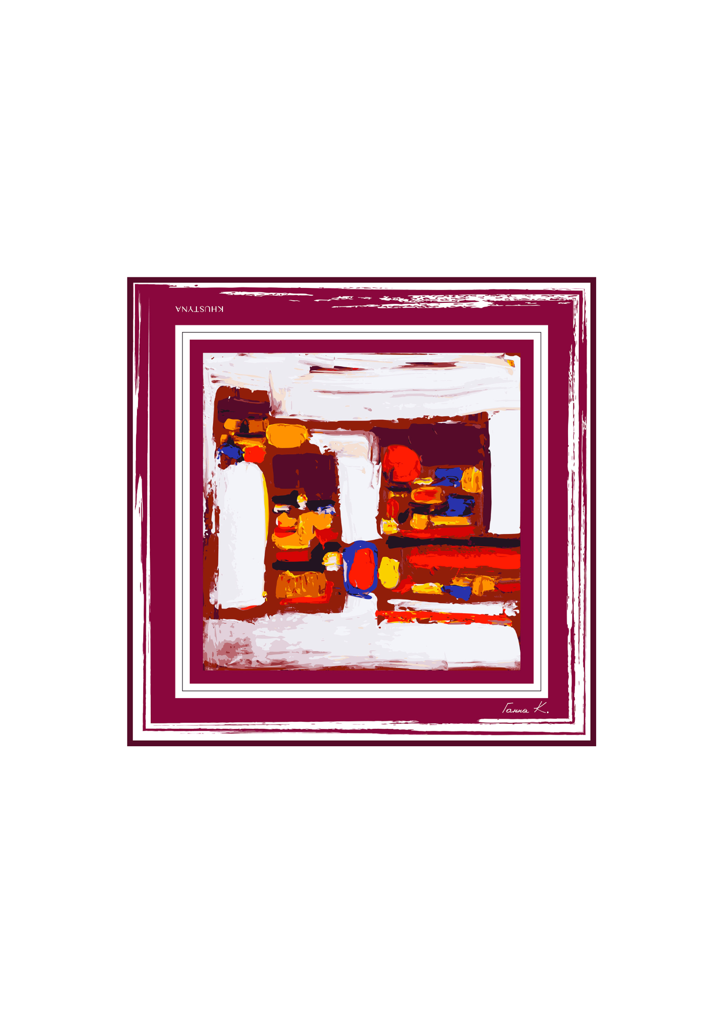 Foulard en soie - Blé noir pour homme