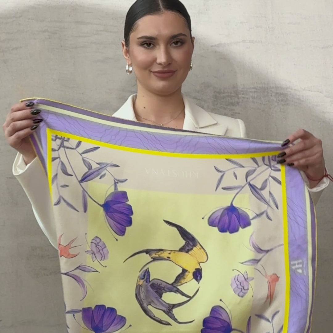 Seidenschal - Ukrainisches Ostern von Art-Hall