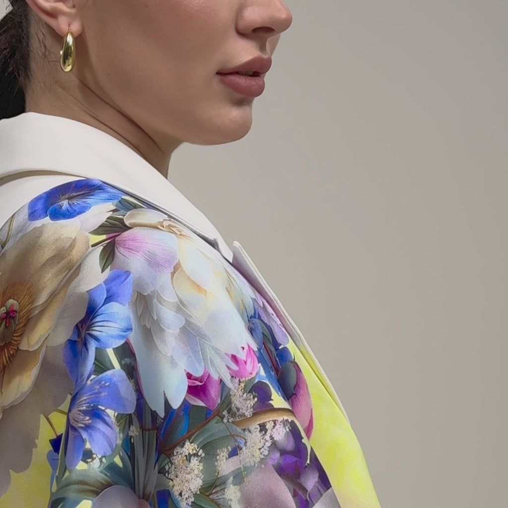 Шовкова хустина - Травневі квіти