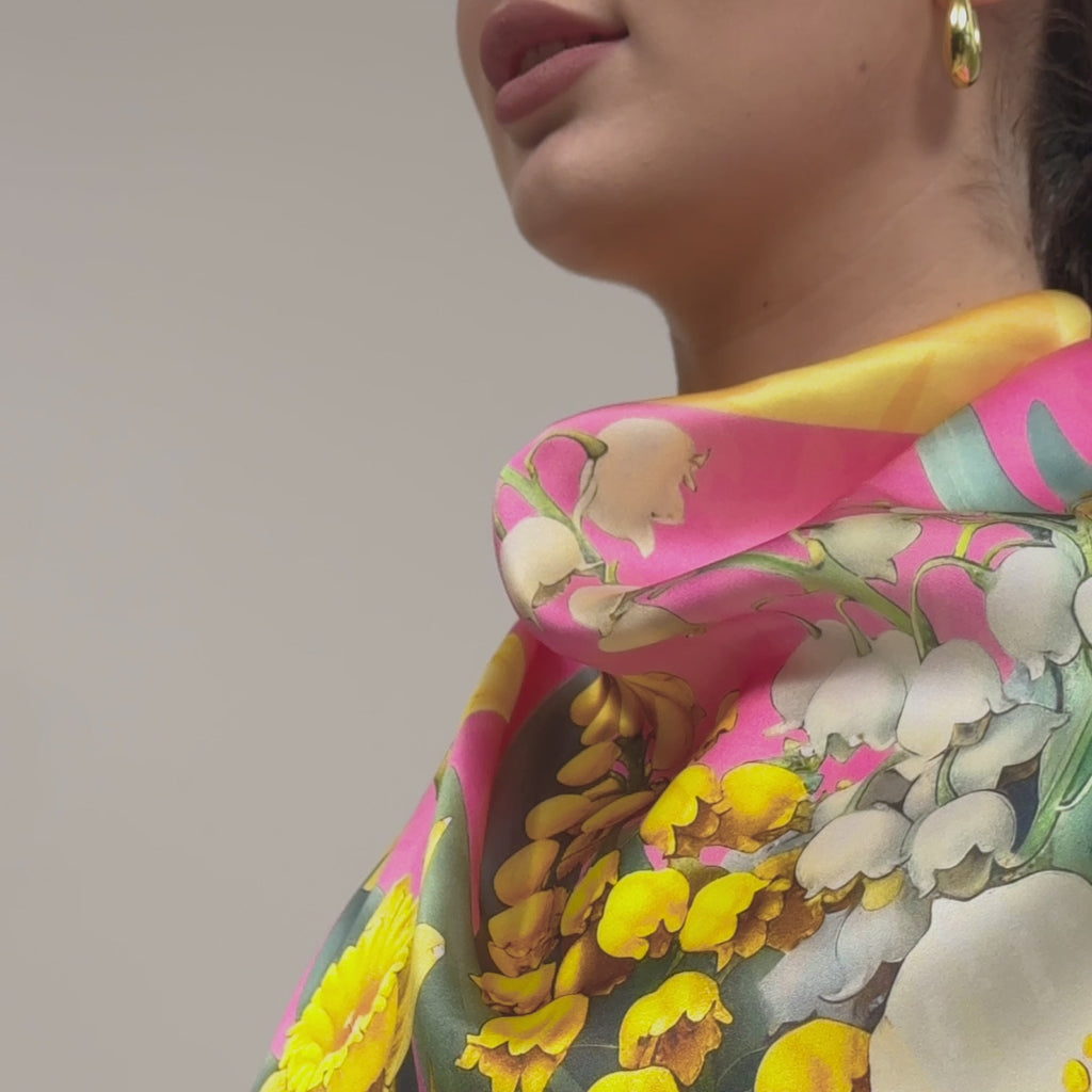 Шовкова хустина - Квітневі