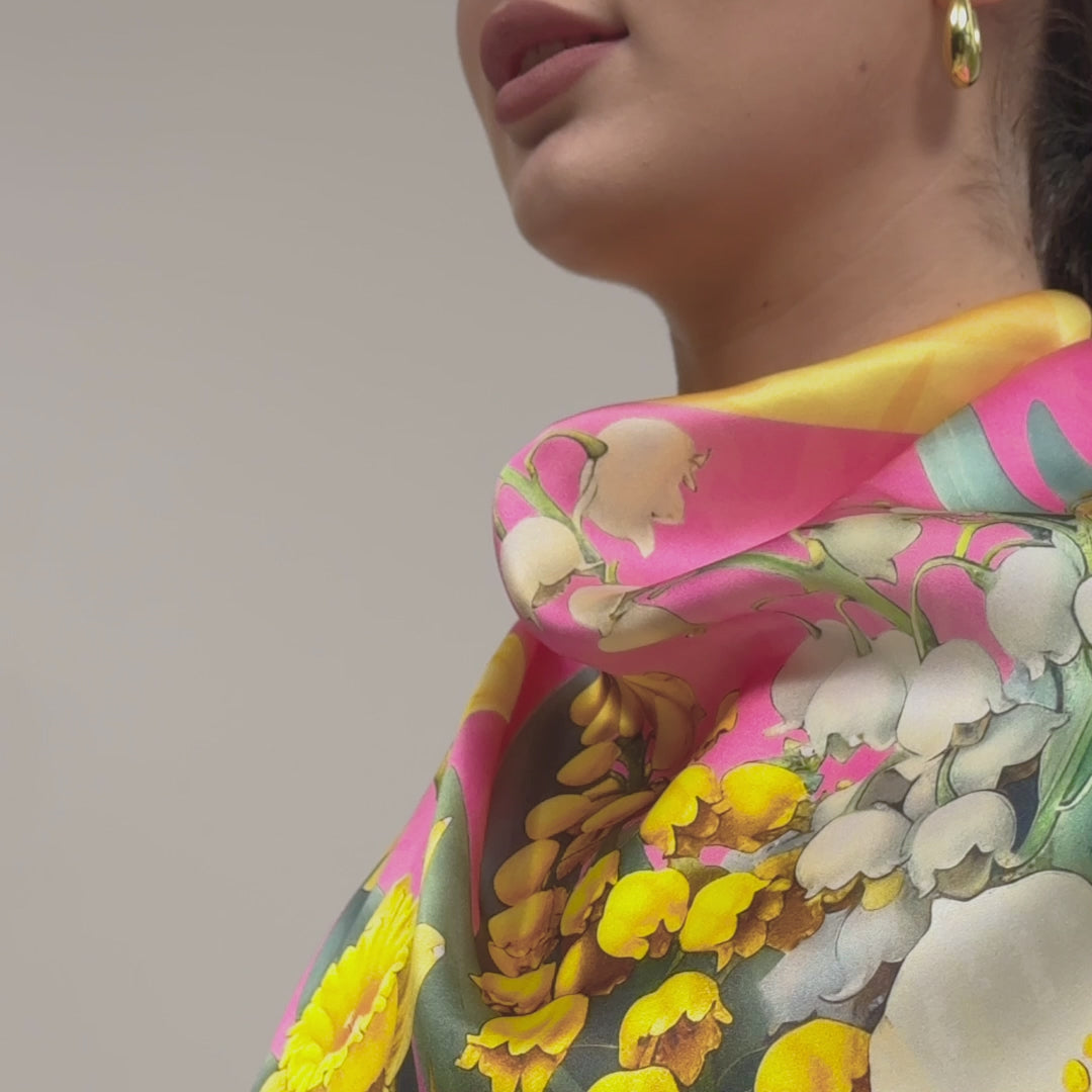 Шовкова хустина - Квітневі