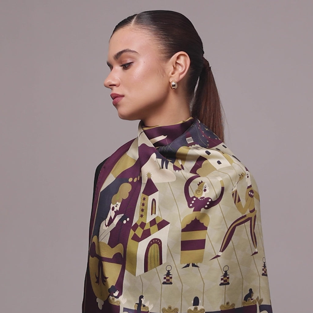 Silk scarf - Theatre