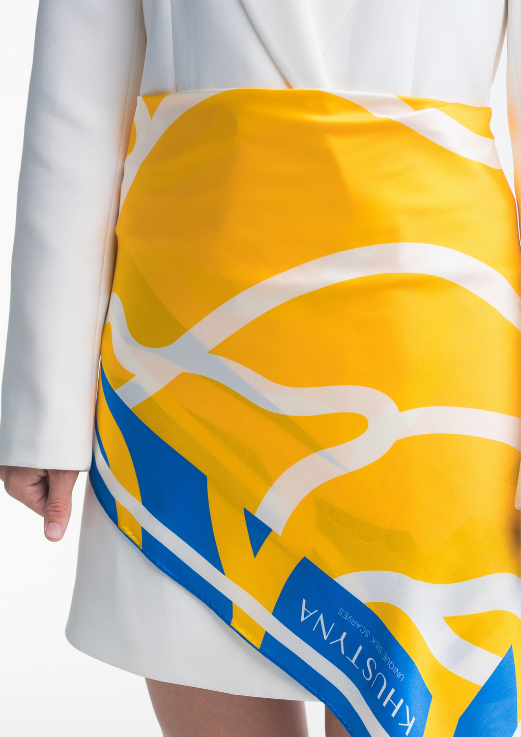 Sciarpa di seta - Ukrainian thunder and lightning