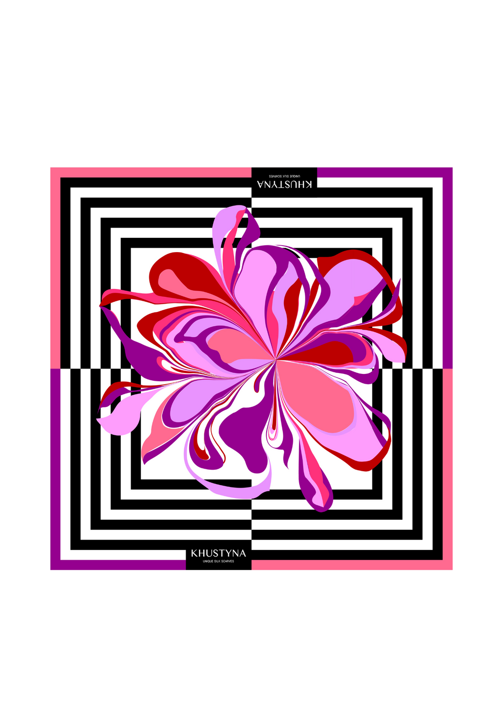 Seidenschal - Aquarelle