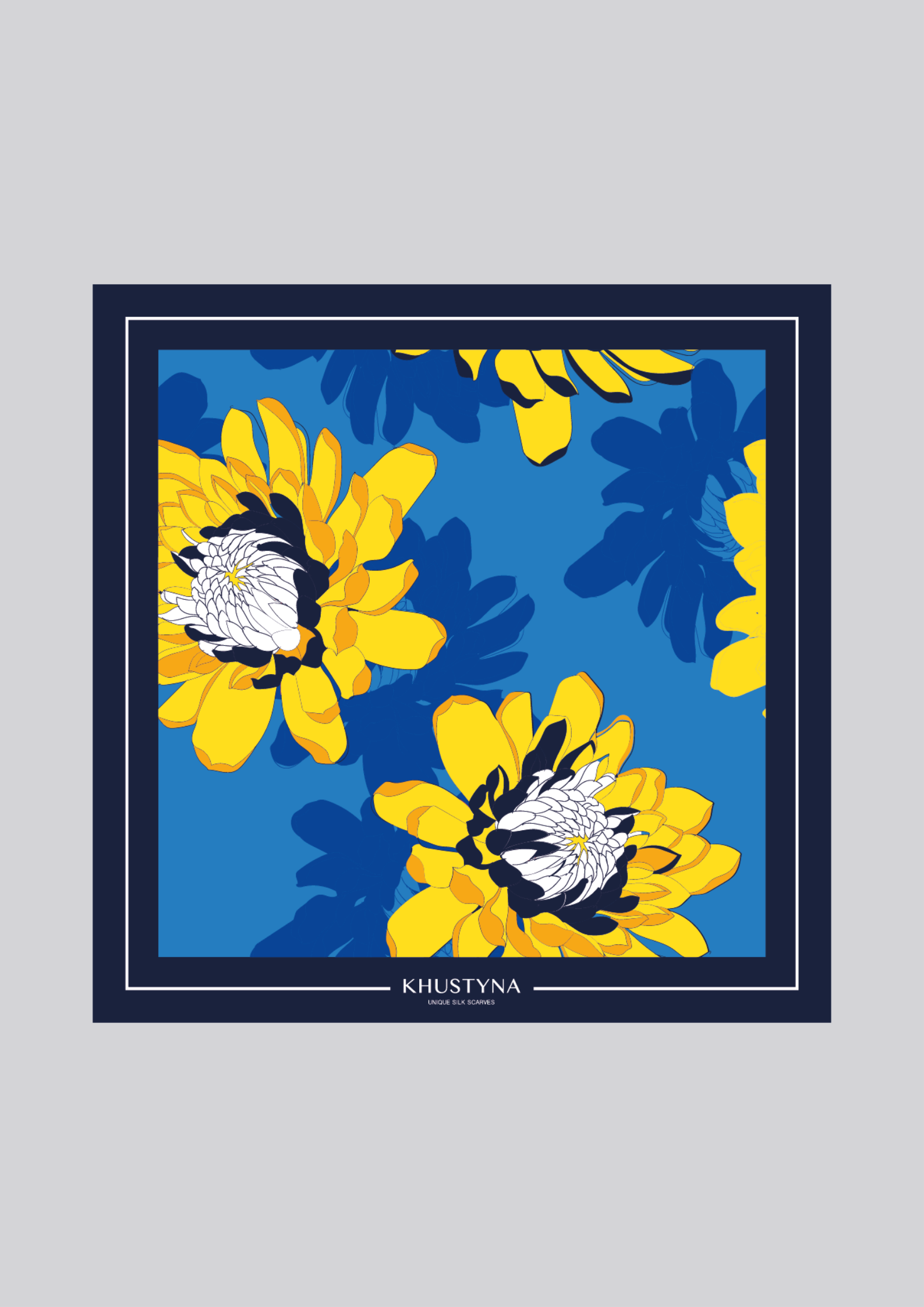 Шовкова хустина - Ukrainian peonies