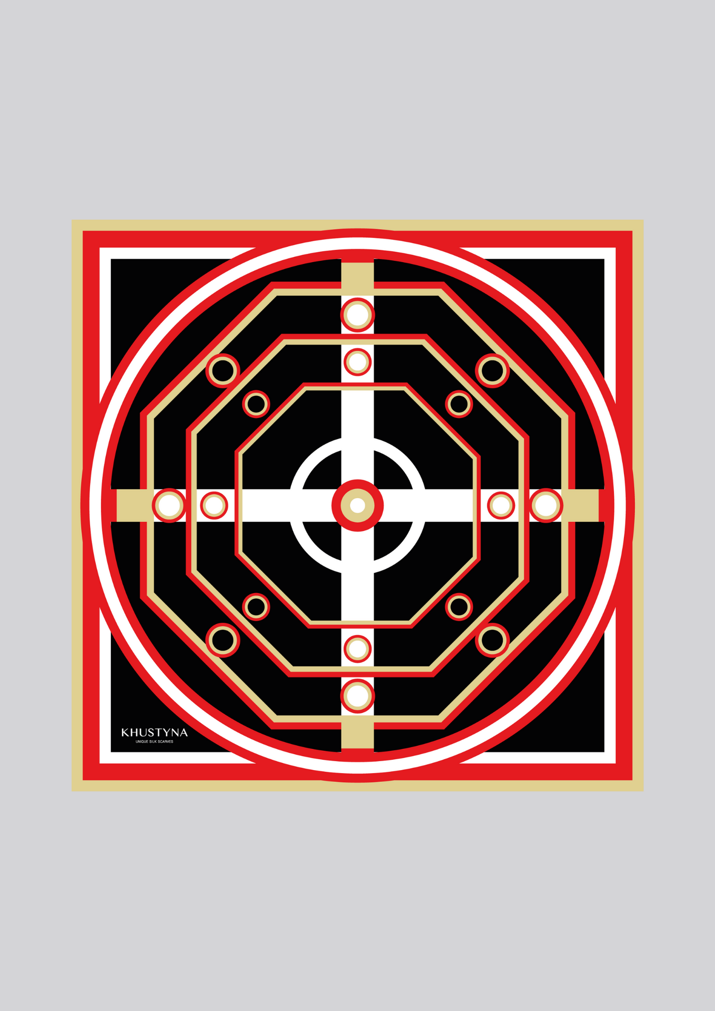 Шовкова хустина - Red darts