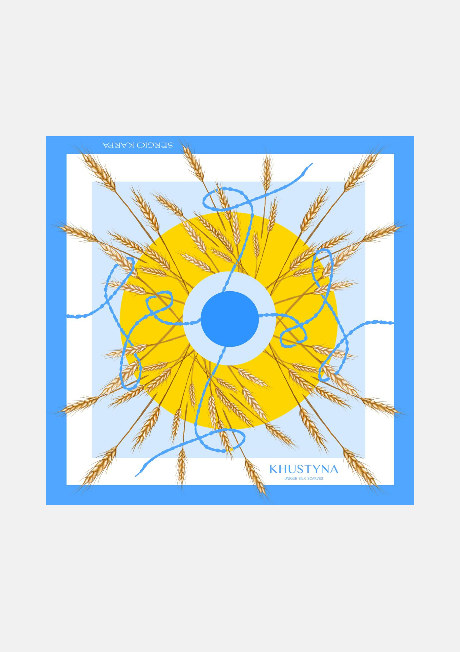 Шовкова хустина - Ukrainian wheat