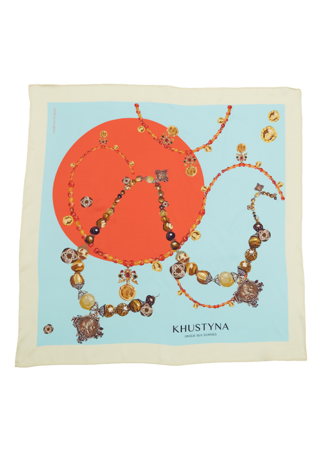 Шовкова хустина - Ukrainian orange sun